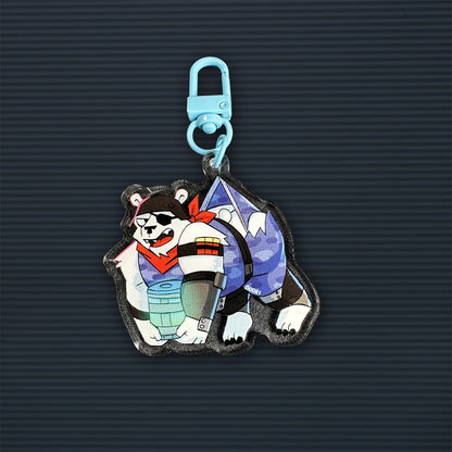 booki - blizzard bear keychain