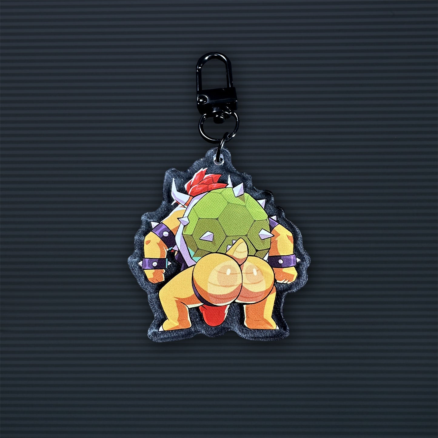 booki - turtle king keychain