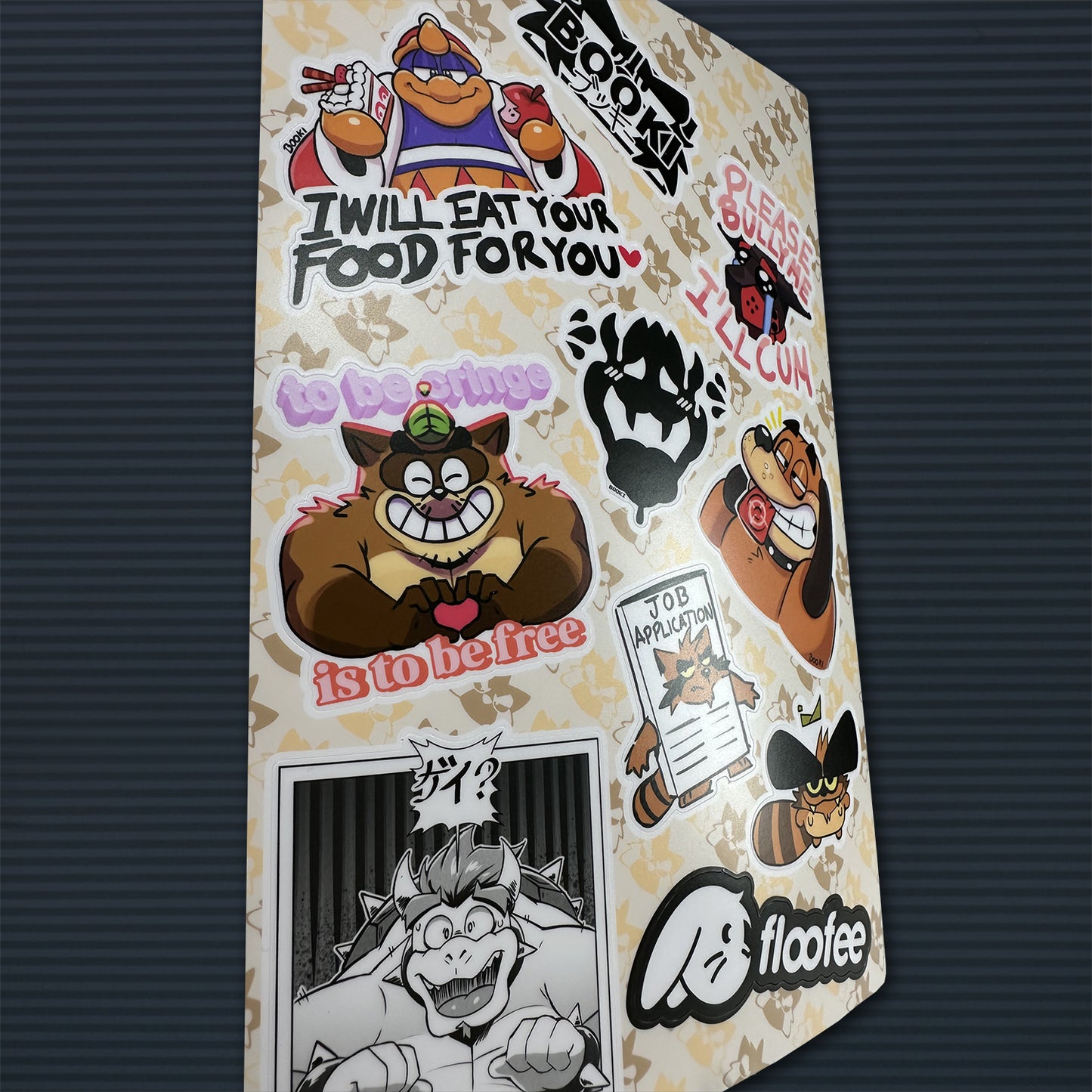 booki - sticker sheet