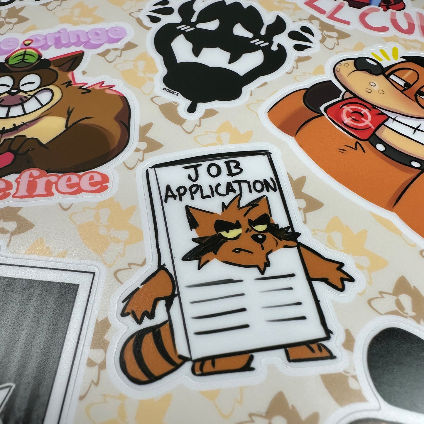 booki - sticker sheet