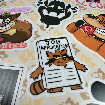 booki - sticker sheet