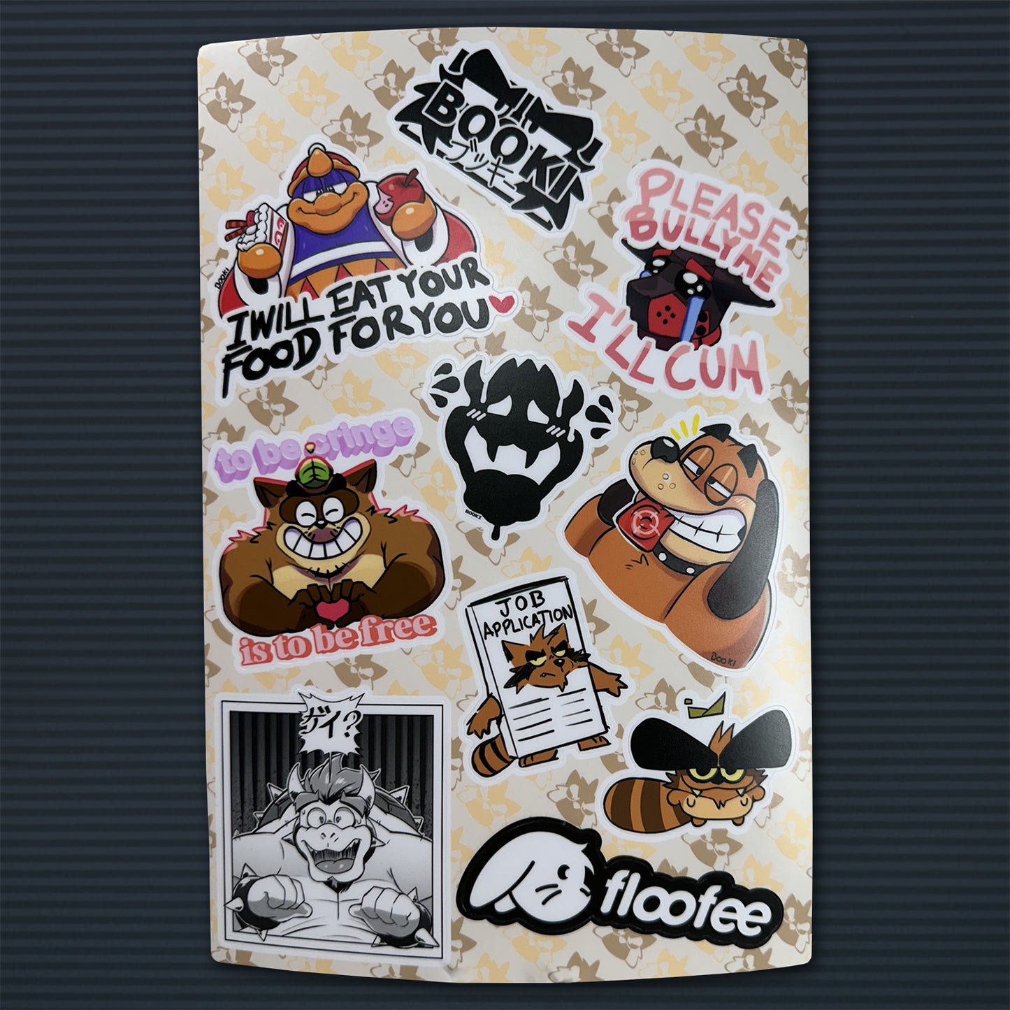 booki - sticker sheet