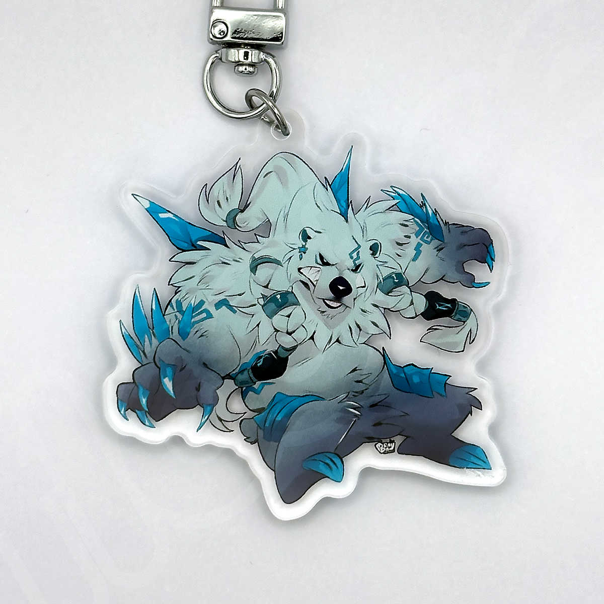 bear legend keychain