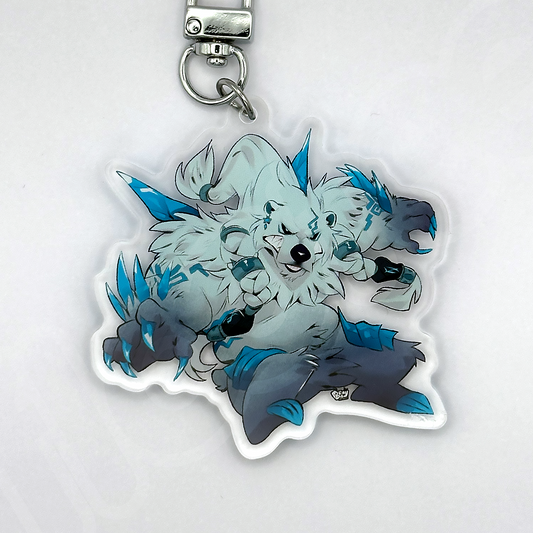 bear legend keychain